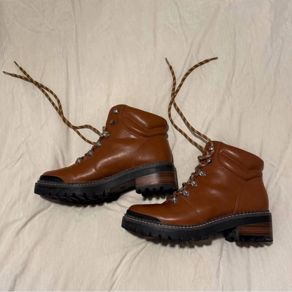 Universal Thread Tan Combat Boots - image 2